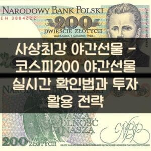 사상최강 야간선물 - 코스피200 야간선물 실시간 확인법과 투자 활용 전략 사상최강 야간선물 - 코스피200 야간선물 실시간 확인법과 투자 활용 전략