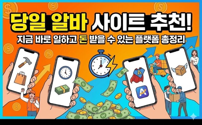 당일 알바 사이트 추천