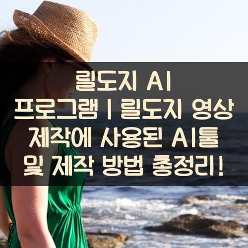 릴도지 AI 프로그램｜릴도지 영상 제작에 사용된 AI툴 및 제작 방법 총정리!