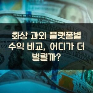 화상 과외 플랫폼별 수익 비교, 어디가 더 벌릴까? 화상 과외 플랫폼별 수익 비교, 어디가 더 벌릴까?