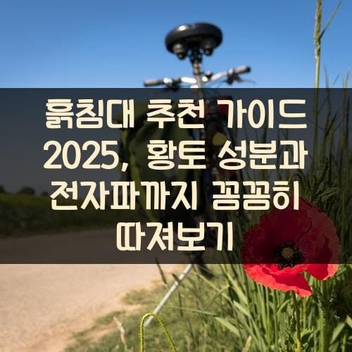 흙침대 추천 가이드 2025, 황토 성분과 전자파까지 꼼꼼히 따져보기