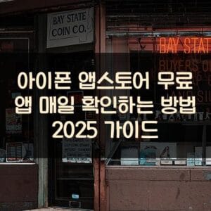 아이폰 앱스토어 무료 앱 매일 확인하는 방법 2025 가이드 아이폰 앱스토어 무료 앱 매일 확인하는 방법 2025 가이드