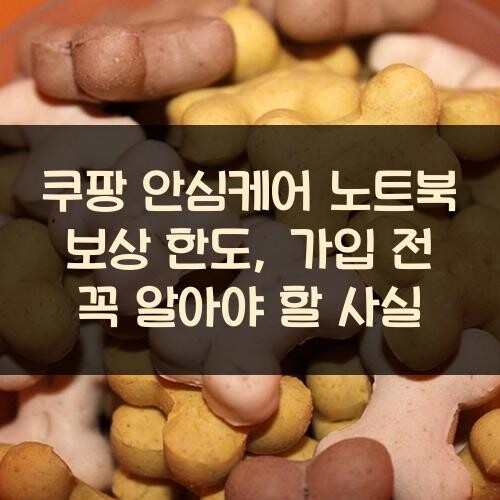 쿠팡 안심케어 노트북 보상 한도, 가입 전 꼭 알아야 할 사실