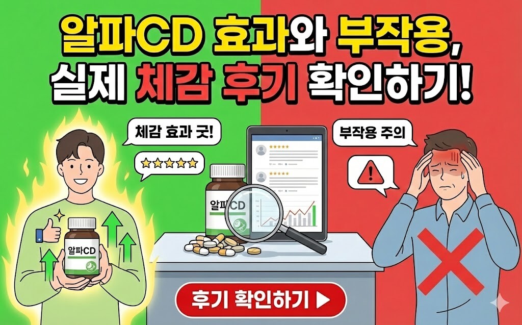 알파CD 효과와 부작용, 실제 체감 후기 중심으로 정리 - 알짜배기 정보 창고