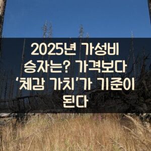 2025년 가성비 승자는? 가격보다 ‘체감 가치’가 기준이 된다 2025년 가성비 승자는? 가격보다 ‘체감 가치’가 기준이 된다