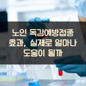 노인 독감예방접종 효과, 실제로 얼마나 도움이 될까? 노인 독감예방접종 효과, 실제로 얼마나 도움이 될까?