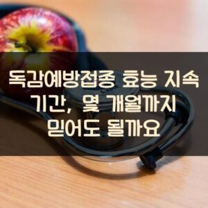 독감예방접종 효능 지속 기간, 몇 개월까지 믿어도 될까요? 독감예방접종 효능 지속 기간, 몇 개월까지 믿어도 될까요?