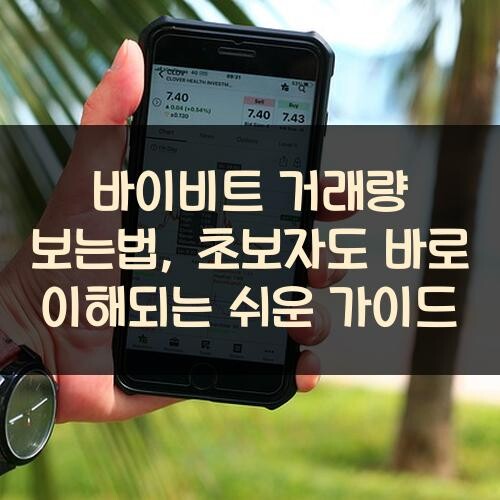 바이비트 거래량 보는법, 초보자도 바로 이해되는 쉬운 가이드