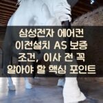 삼성전자 에어컨 이전설치 AS 보증 조건, 이사 전 꼭 알아야 할 핵심 포인트